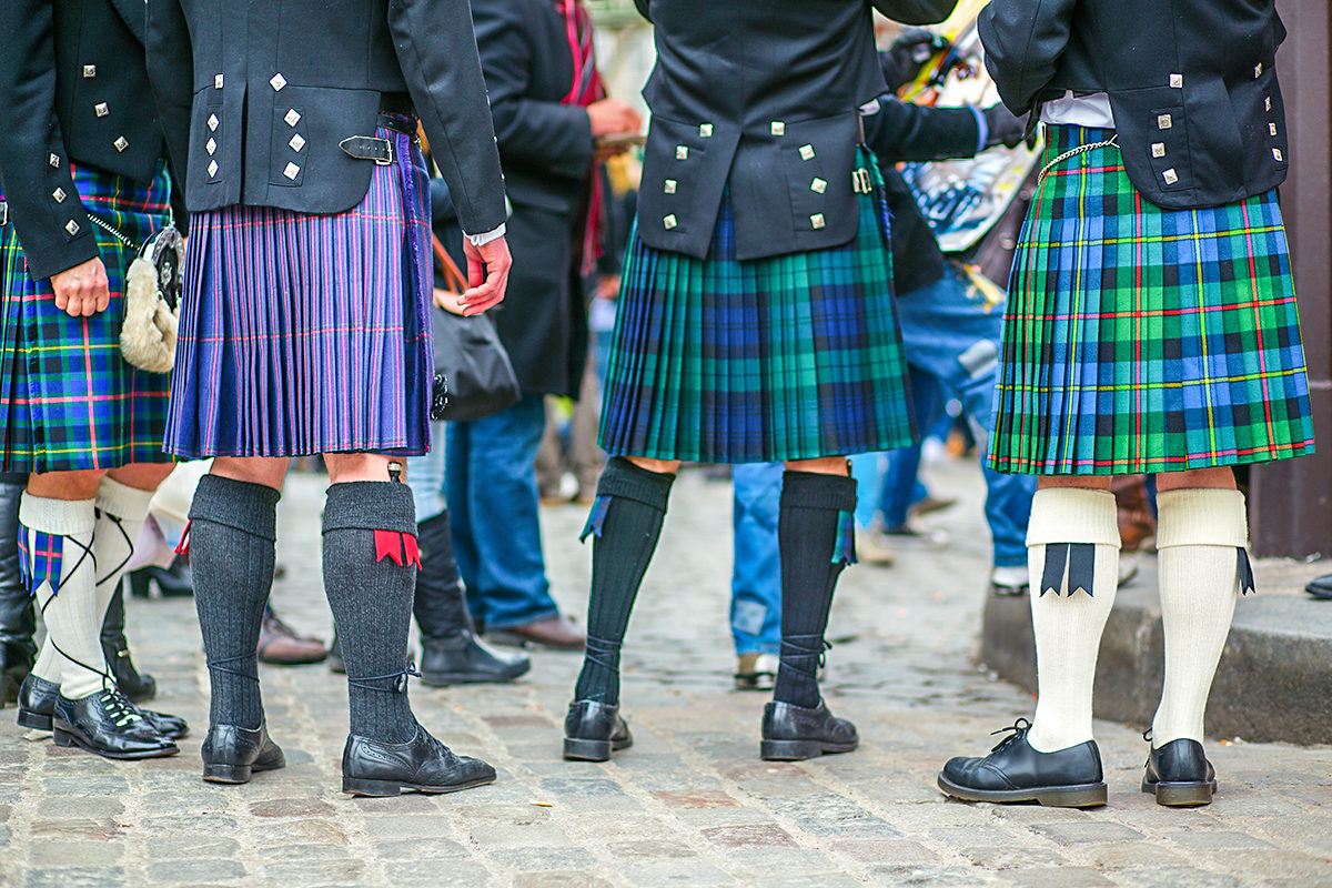Традиционная одежда шотландцев